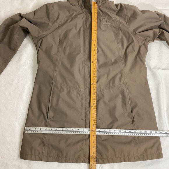 Eddie Bauer Raincoat Travex Weatheredge Beige Rain Jacket - Picture 10 of 10